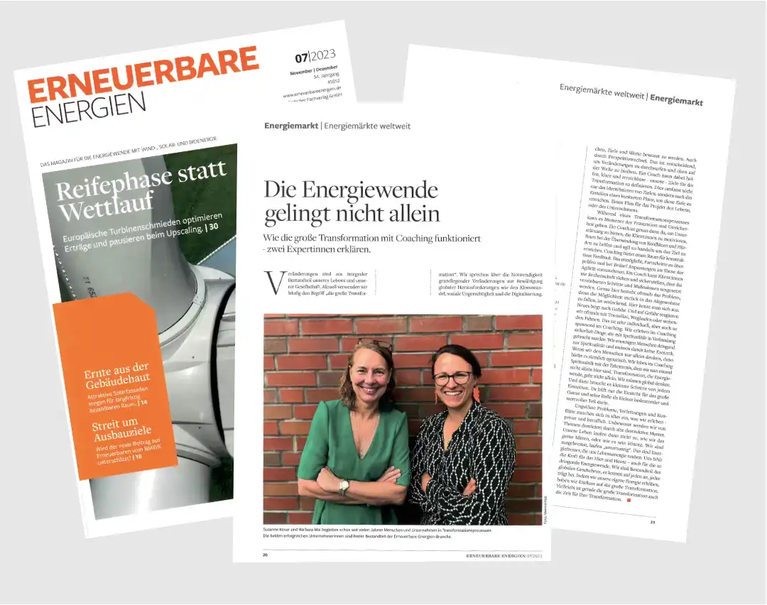 „Wie die große Transformation mit Coaching funktioniert“